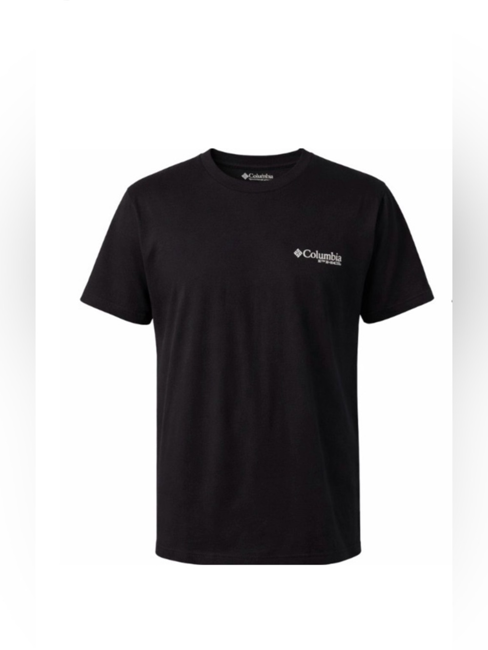 Columbia Black PHG Busted Buck Graphic Crew Neck Dome Logo Short Sleeve T-shirt